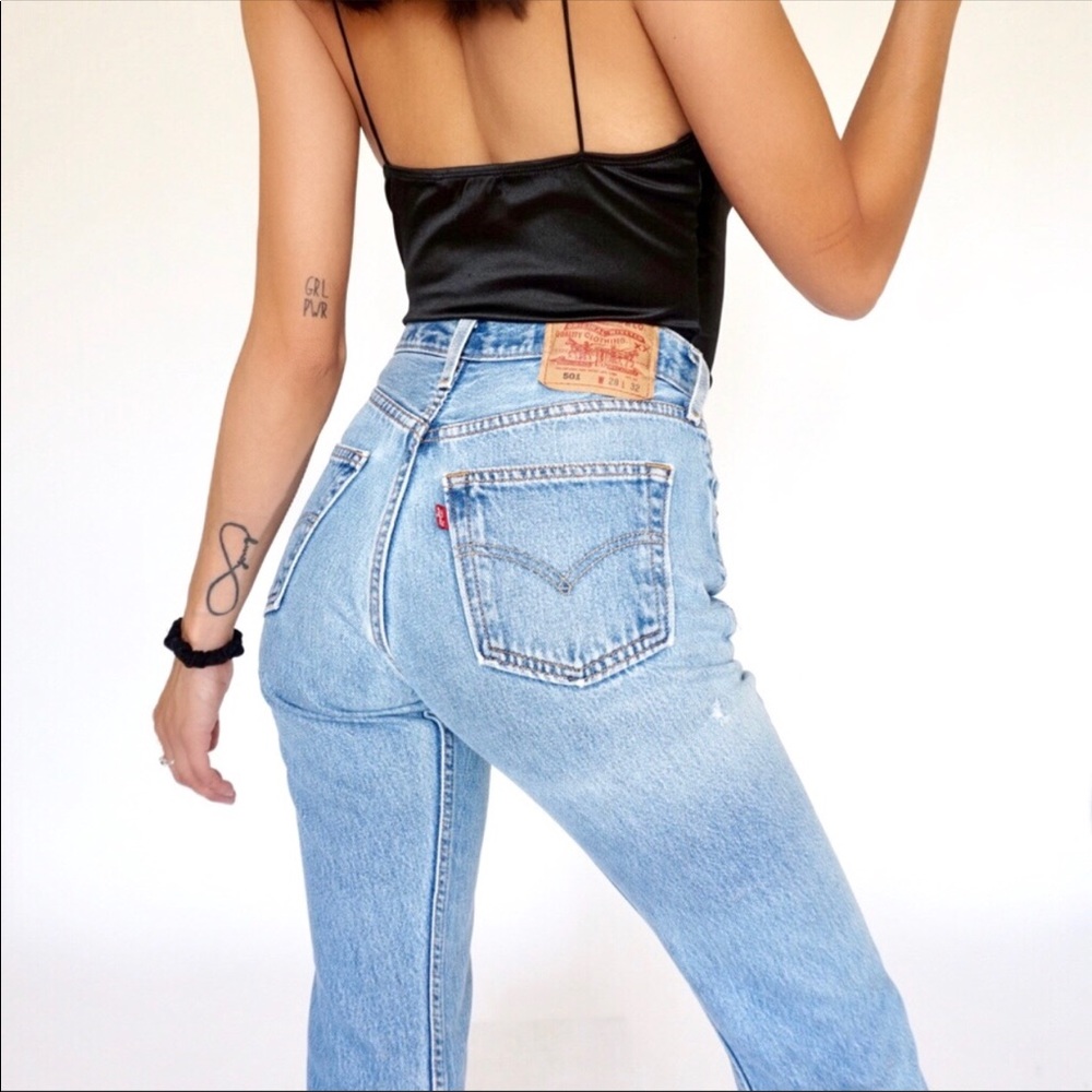 Levi’s Vintage 501’s.